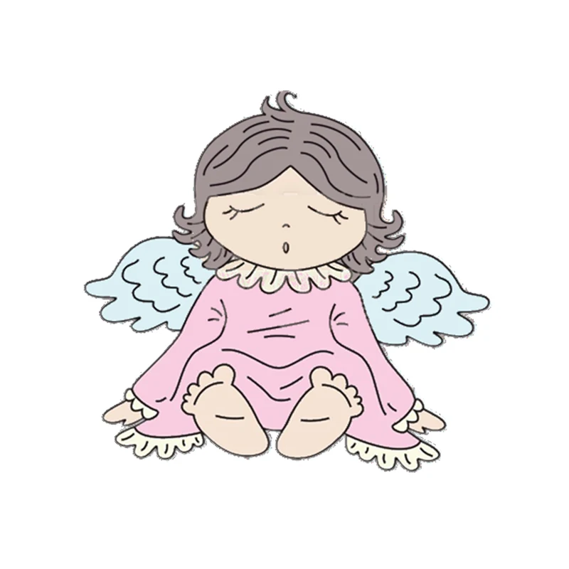 Hello Cute Baby Angel Car Heart Shoe металлические штампы трафареты для сделай сам Скрапбукинг