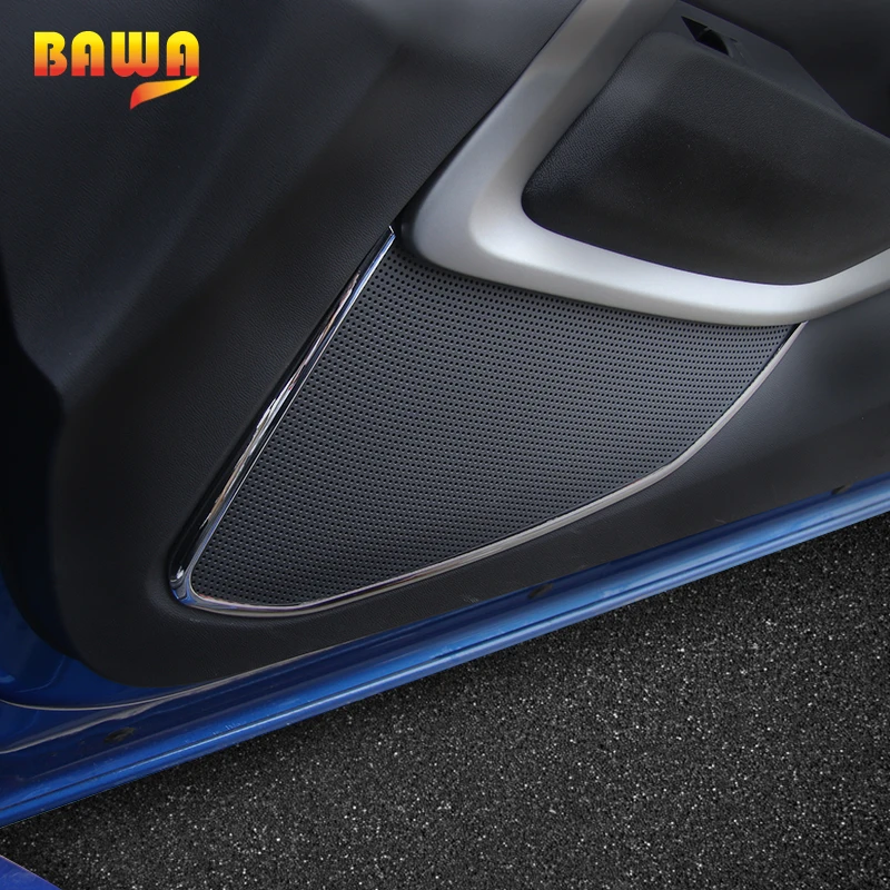 BAWA 5 цветов ABS Автомобильная Внутренняя дверь боковой динамик декоративная
