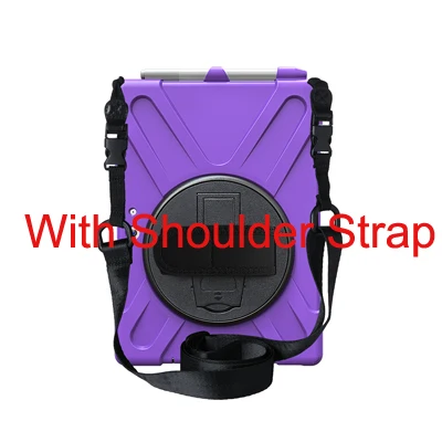 purple BD Чехол для microsoft Surface Pro 7/Surface Pro 6/Pro 5/Pro /Pro 4, вращающийся на 360 ручной ремень/подставка+ наплечный ремень - Цвет: purple BD
