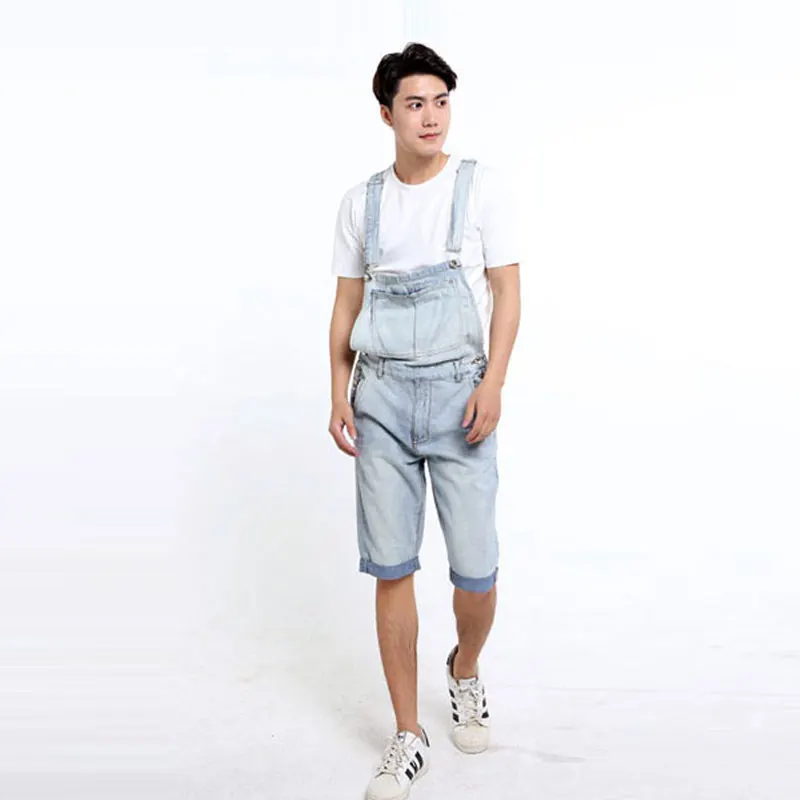Летние ковбойские нагрудники мужские корейские повседневные с большим карманом