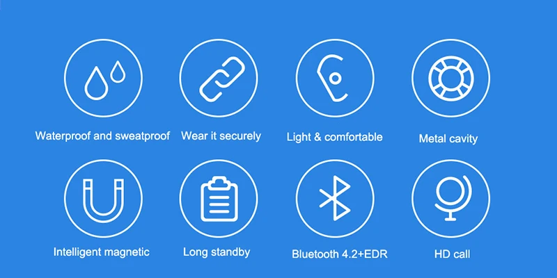 Heculas Bluetooth спортивные наушники Поддержка TF карты беспроводные стерео наушники магнитные наушники с микрофоном для телефона