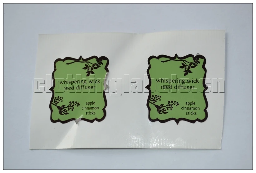 

paper sticker adhesive sticker clothing tags low MOQ coated paper