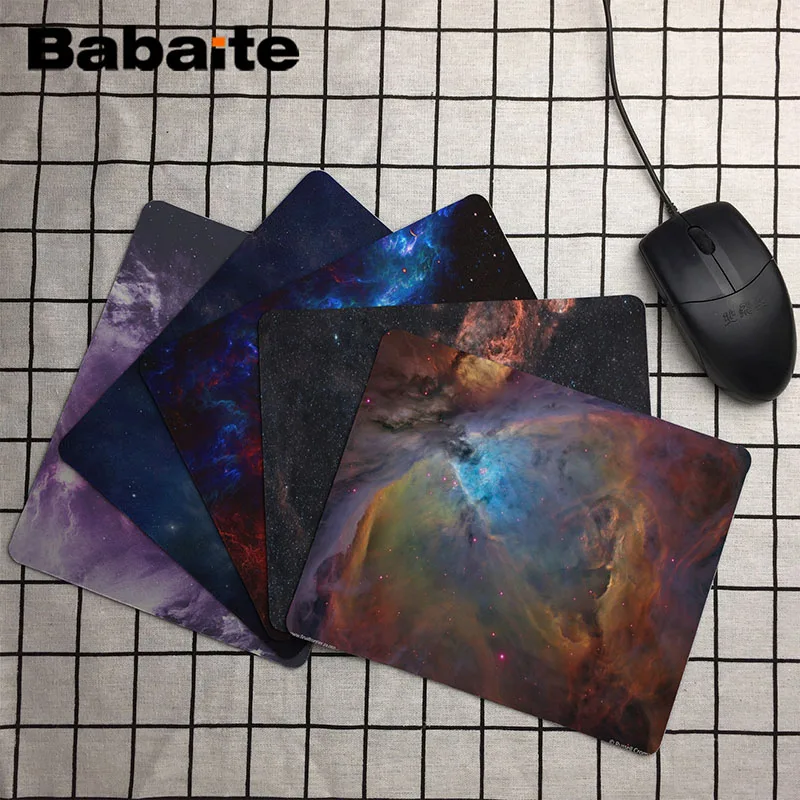 Babaite персонализированные крутые модные коврики для мыши Nebula игровые размер 180x220x2