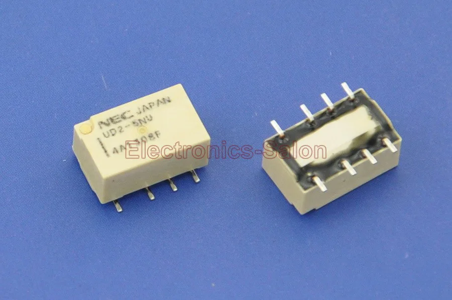 

( 20 pcs/lot ) UD2-5NU SMD Signal Relay,DC 5V,Ultra-miniature Flat,DPDT/2 Form C