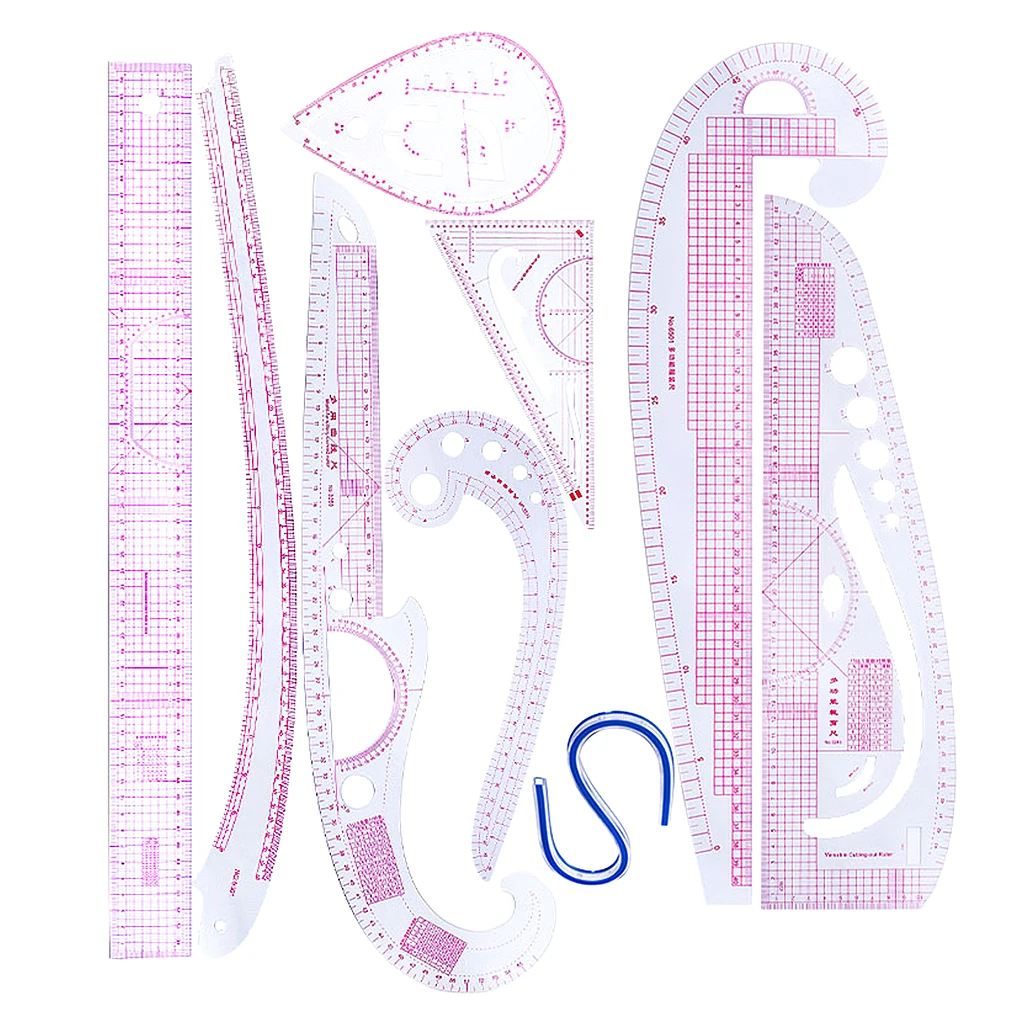 9 шт. линейка для одежды|Швейные инструменты и аксессуары| |