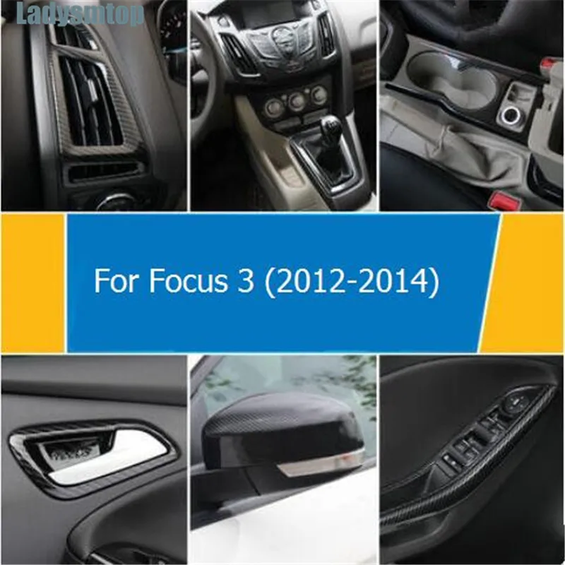 Ladysmtop декоративная наклейка на дверную ручку для Ford Focus 3 (2012 2014)|Лепнина интерьера|