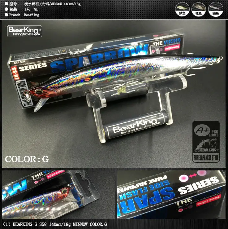 Розничная продажа 2016 хорошие рыболовные приманки гольян качественные