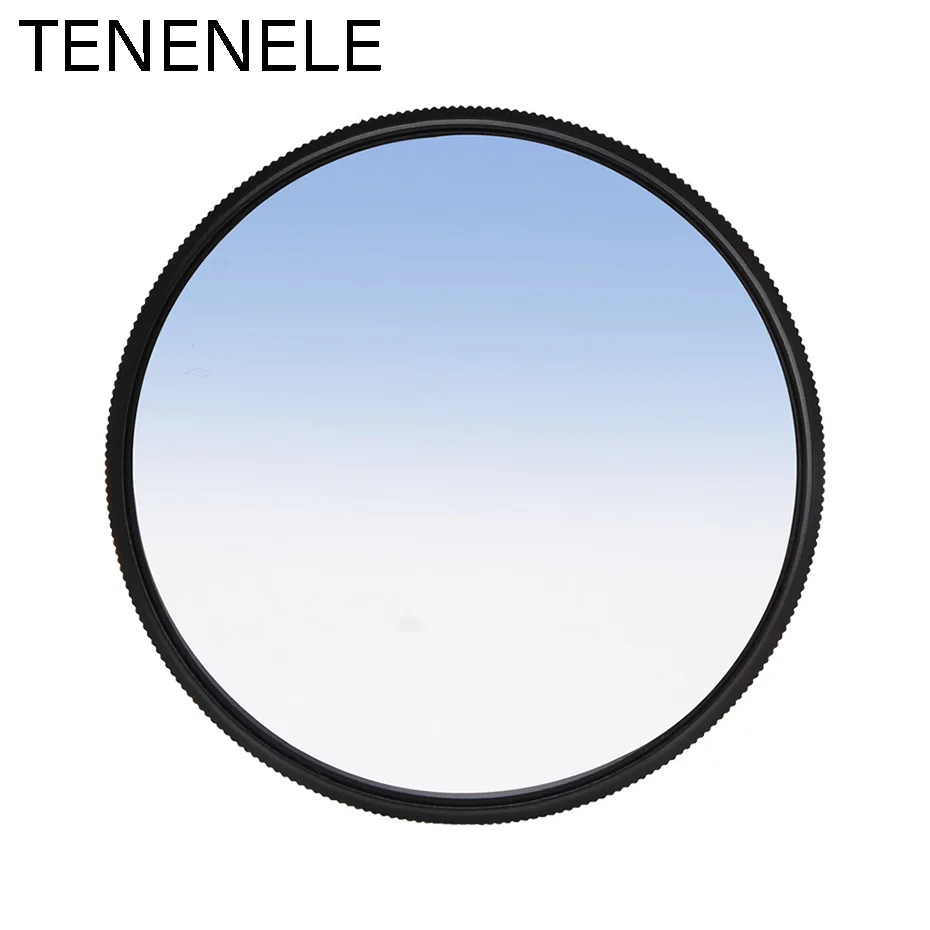 TENENELE градиентный цветной фильтр для камеры 46 49 52 55 58 62 67 72 77 82 мм Фильтры для объективов Nikon sony Canon Pentax Fuji DLSR камера