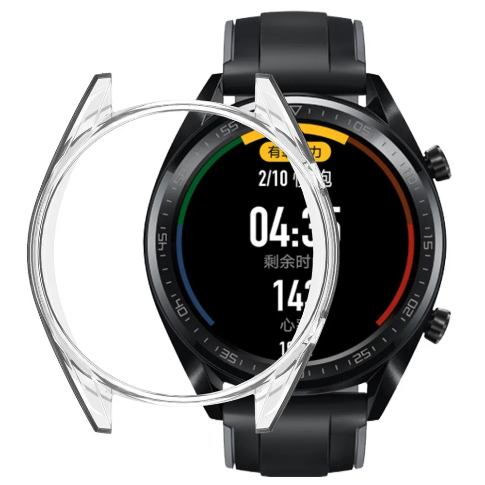 Для Huawei Watch GT защитный чехол ультра тонкий мягкий TPUProtection силиконовый каркас для