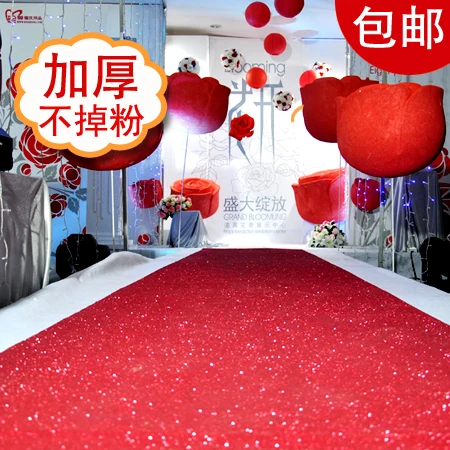 Суперблестящий свадебный ковер шириной 1 метр 25 м/лот блестящий для свадьбы | Дом