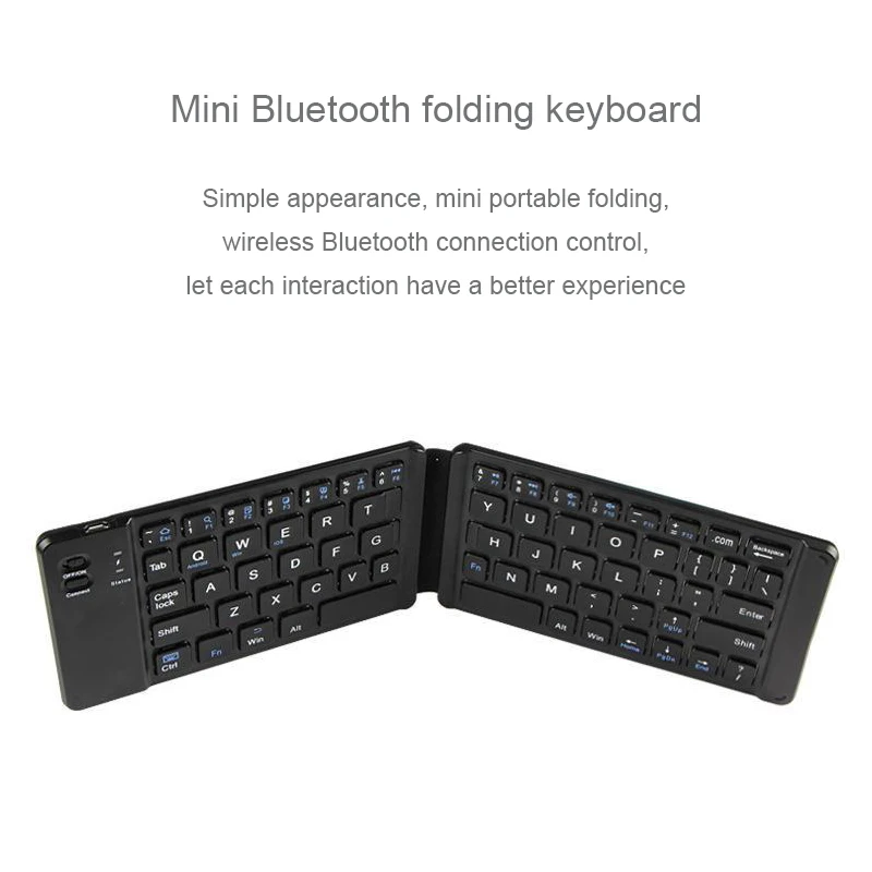 Ingelon A20 портативная кожаная Складная мини клавиатура с Bluetooth складная