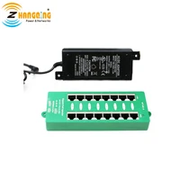 gigabit 8 port poe injector 48 volt 60 watt power supply active poe patch panel mode a for security products mikrotik ip camera
