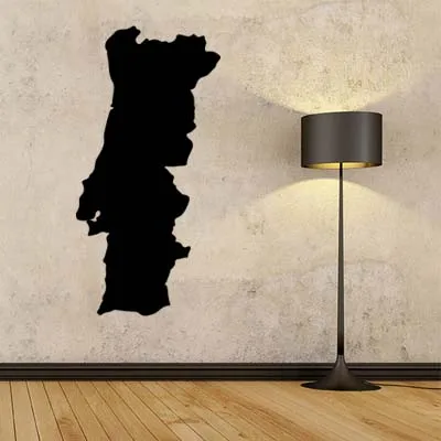 Карта Португалии Глобус земля страна стены виниловая наклейка на заказ