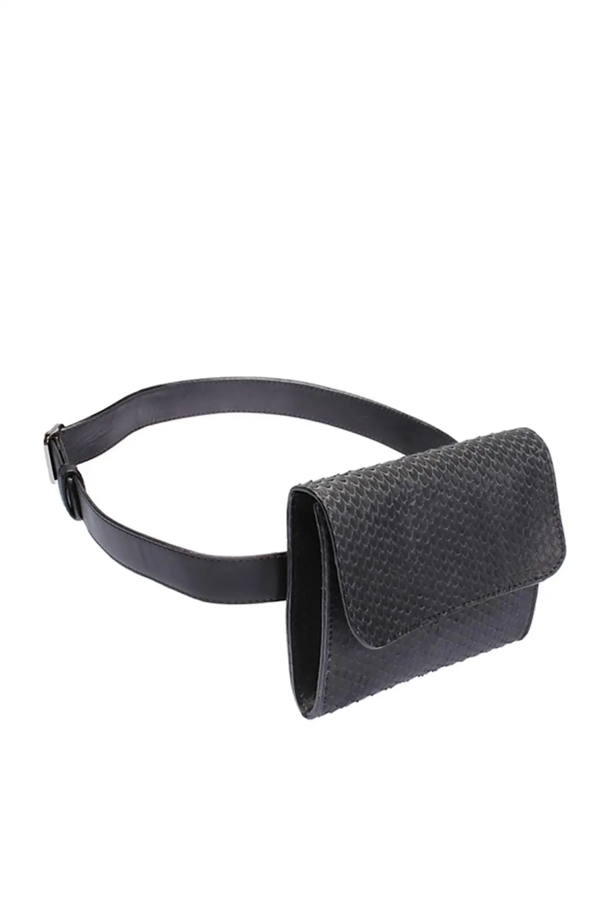 Жемчужная Черная женская сумка на пояс 120120416012 |