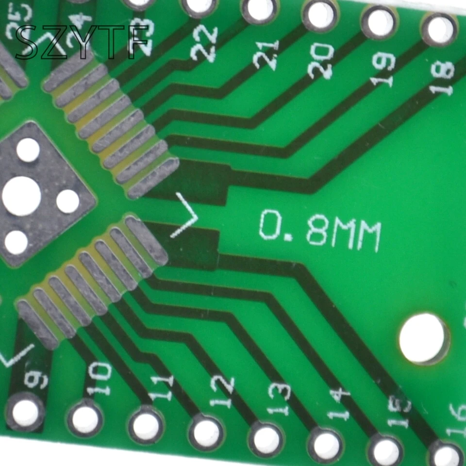 0 8/0 65 мм QFN32 QFP32 переходная пластина SMD поворотный DIP|dip|dip smddip adapter |