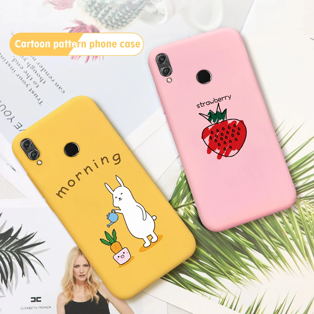 Милый чехол с рисунком динозавра для Huawei P30 P20 Pro чехлы из ТПУ и силикона Honor 8X 10 Lite