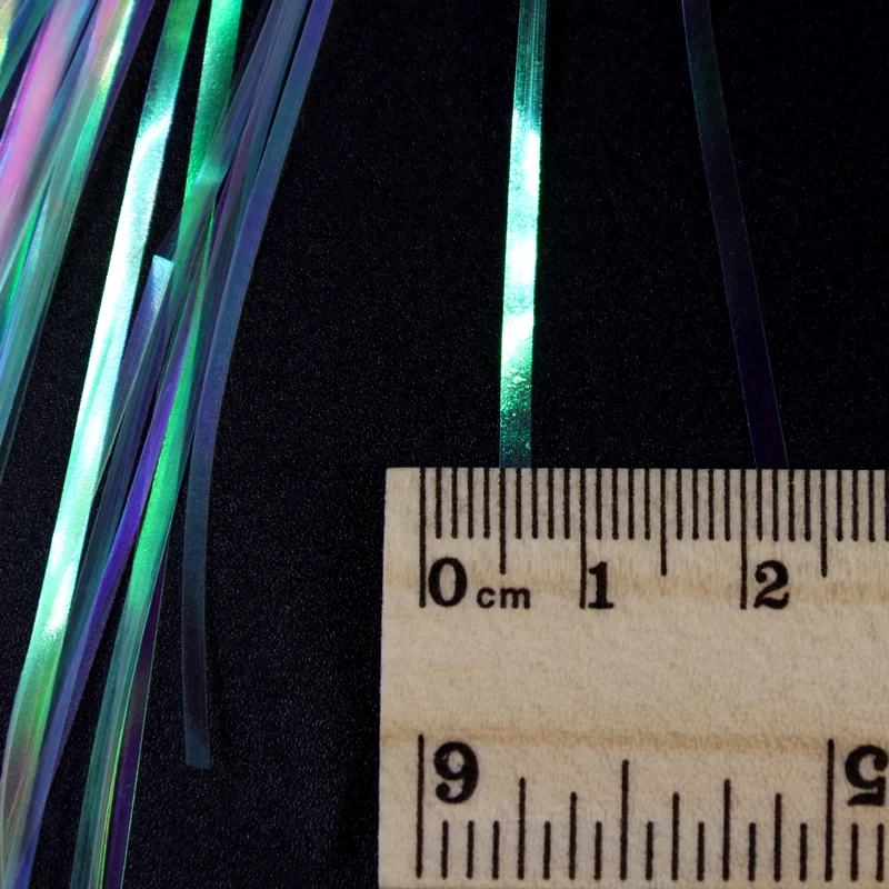 Wifreo 2 сумки 2 мм Nymph Back Flashabou Tinsel Crystal Flash Jig приманка для рыбалки мухобойка материал Krystal медь John Flash Back
