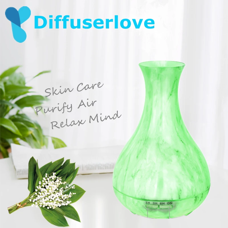 Diffuserlove 550 мл ультразвуковой увлажнитель воздуха древесное зерно Арома эфирное