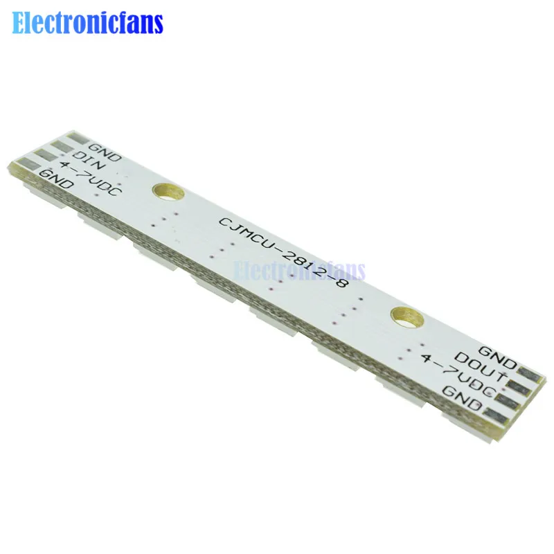 WS2812 WS 2811 5050 RGB СВЕТОДИОДНЫЙ модуль панели лампы 5 в 8 битсветодиодный Радужный