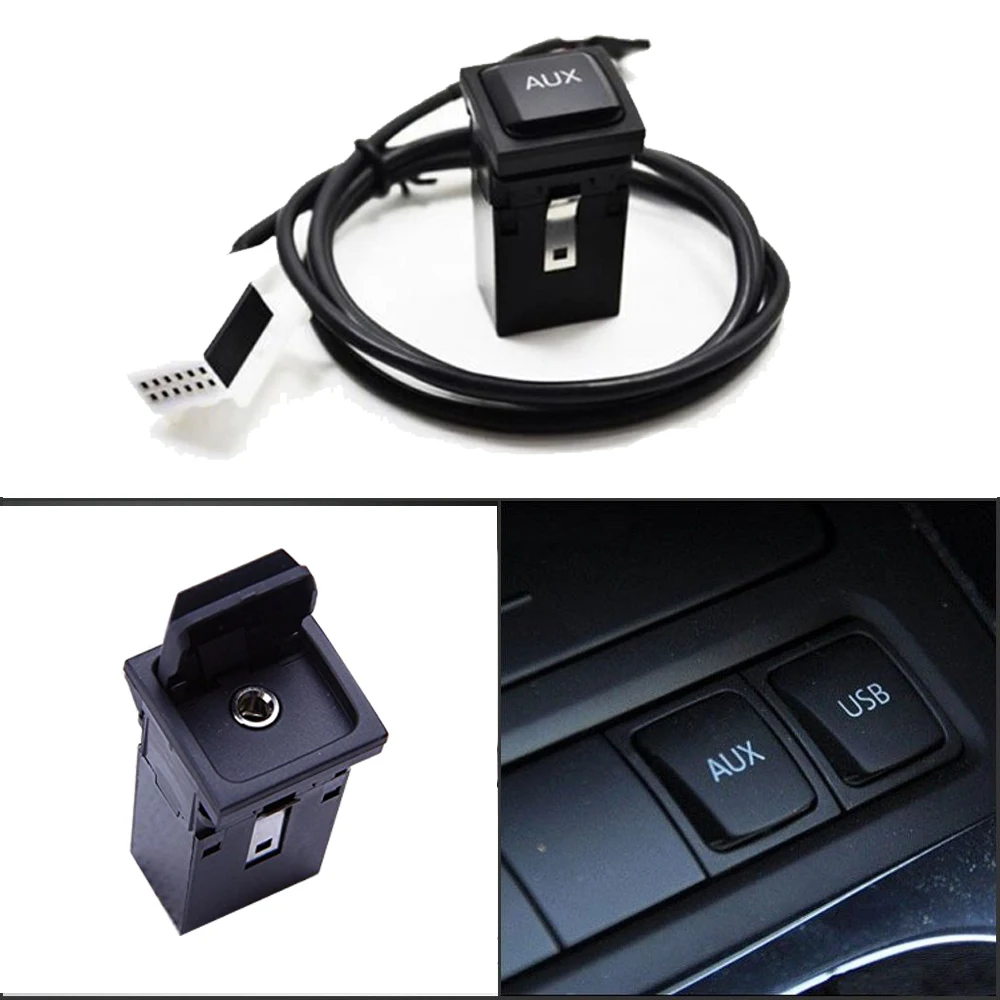TUKE OEM VW RCD 510 RNS315 переключатель aux + кабель для Jetta MK5 Golf MK6 Scirocco 5KD035724A|aux switch|rcd auxrcd cable |