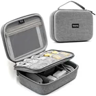 Водонепроницаемая сумка-Органайзер HHYUKIMI EVA из ткани Оксфорд для iPad, USB-кабель для передачи данных, внешний аккумулятор для наушников, для путешествий, для хранения цифровых гаджетов