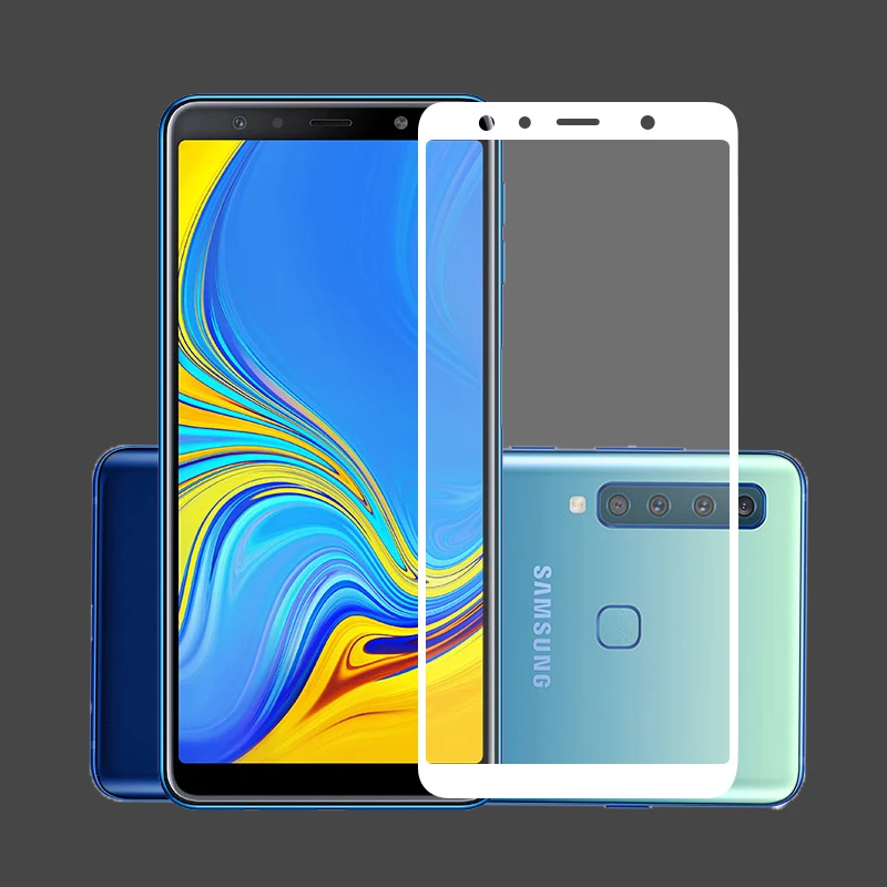 Защитные пленки на весь экран для Samsung Galaxy A9 2018/A9 Star/A9S с защитой от царапин