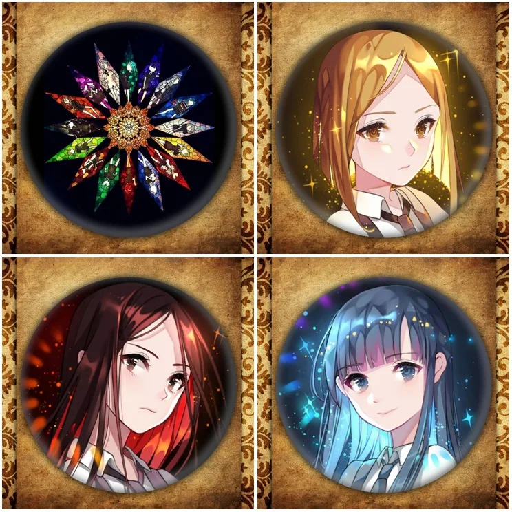 

Japanese Anime Hoseki no kuni Display Badge Fashion Cartoon Figure Land of the Lustrous Brooch Pin Jewelry Accessories