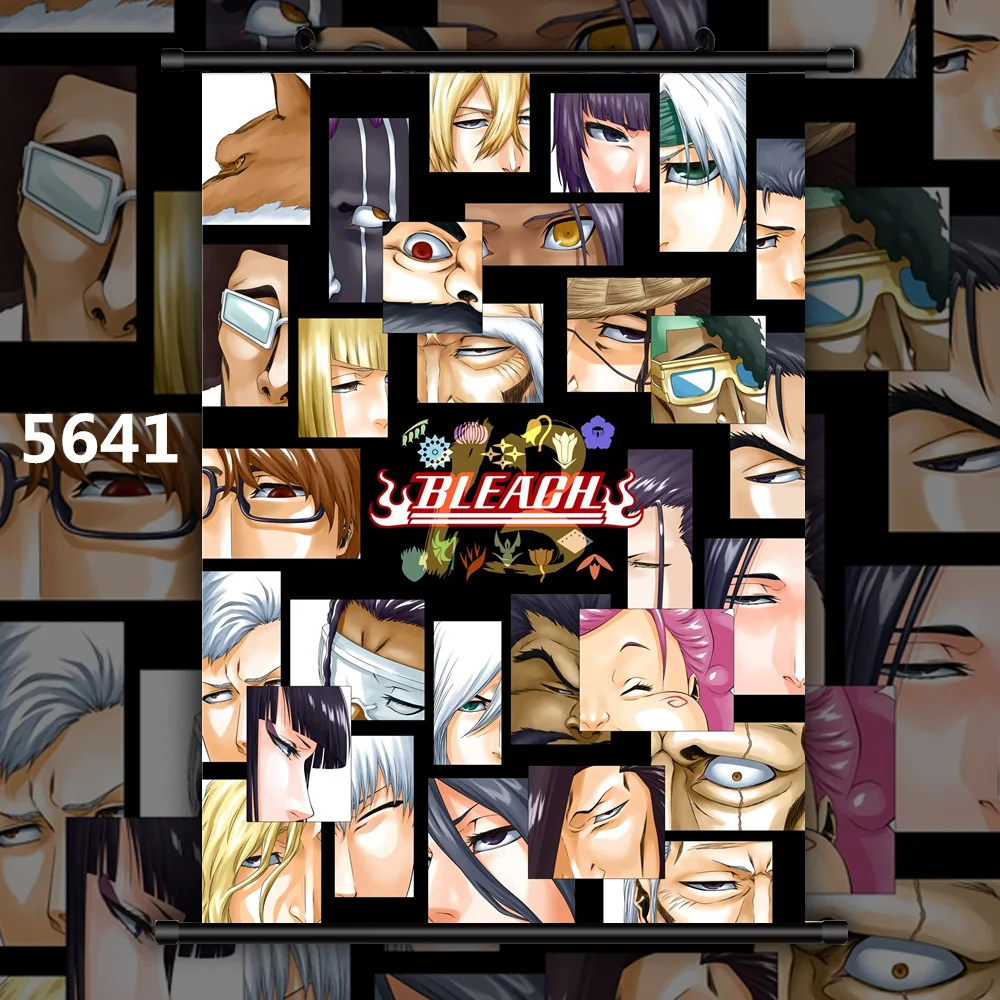 5641 Bleach коллекции Rukia Aizen Ichigo Renji Аниме Манга настенный плакат свиток F - Цвет: 5641