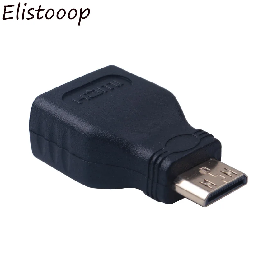 Elitooop 2018 Высокое качество позолоченный мини HDMI штекер Женский адаптер для HDTV