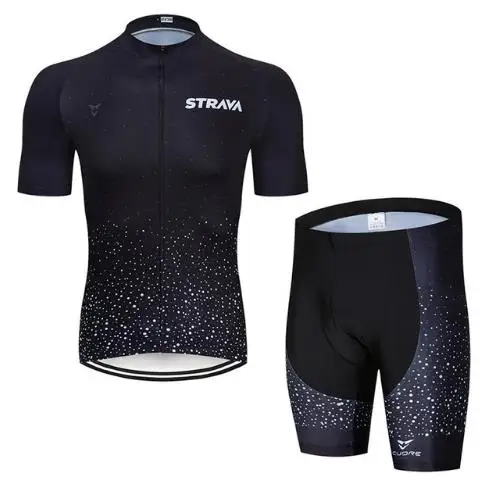 19 Летняя команда Strava фиолетовая одежда для велоспорта Джерси Ropa велосипед для мужчин Pro велосипедные майки Велоспорт гелиевая Подушка шорты наборы - Цвет: 19
