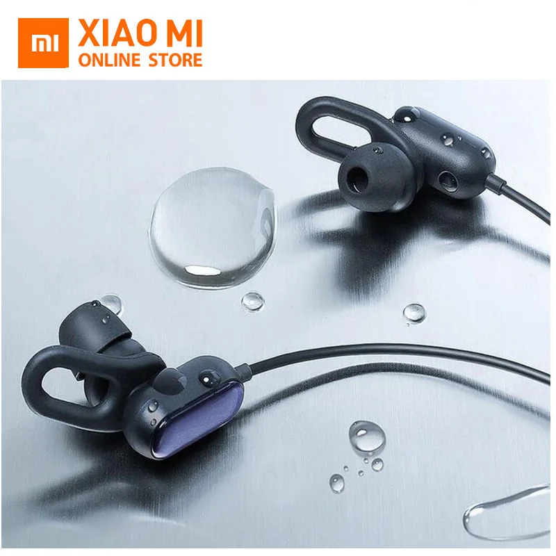 Оптом Xiaomi Спорт Bluetooth гарнитура Молодежная версия Bluetooth 4,1 с микрофоном беспроводные наушники устойчивое IPX4 водонепроницаемый