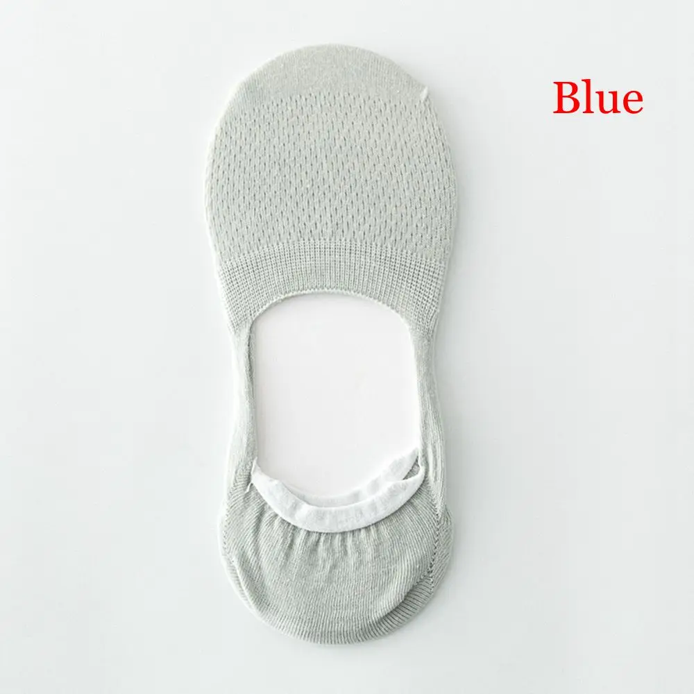 blue 1 пара, яркие цвета, невидимые Нескользящие, низкий носок, повседневные хлопковые дышащие носки лодки, женская модная одежда, аксессуары - Цвет: blue