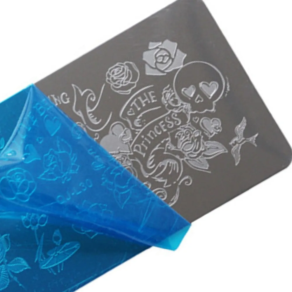 

New DIY Image Valentine's Series Stamping Plates 12x6cm Fashion Nail Art Templates Stencils Salon Beauty Polish Tools for Xmas