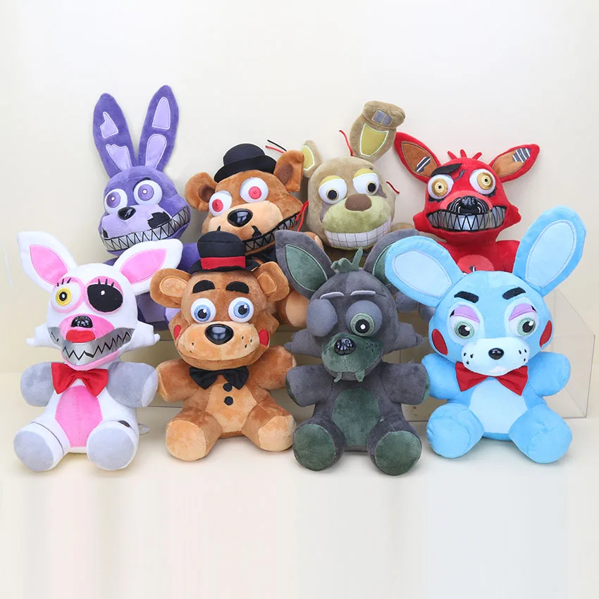 20-25 см Five Nights At Freddy's foxy Fazbear медведь Фредди Бонни и Чика кошмар Фредди FNAF мягкие игрушки Детские куклы подарок