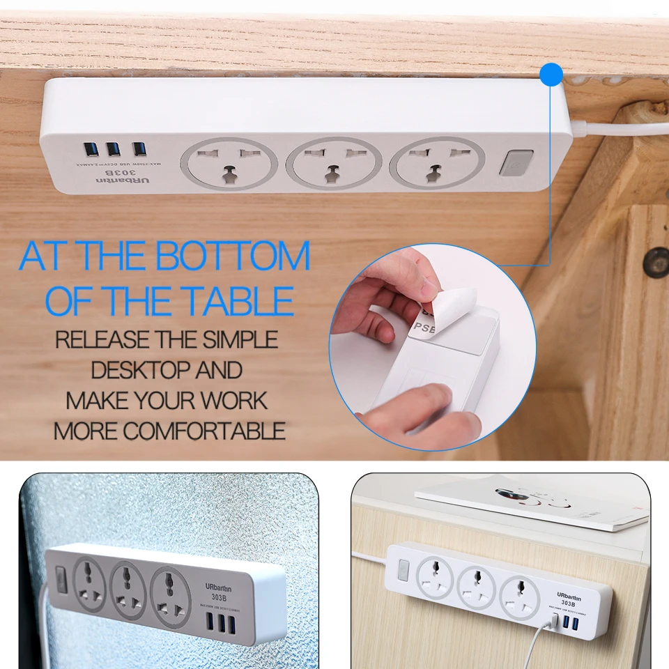 Удлинитель USB с удлинителем многофункциональная розетка для зарядного