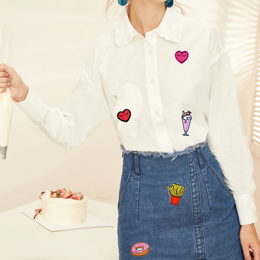 5 шт. штаны швейная вышитая одежда нашивка для детской одежды утюжок переноса