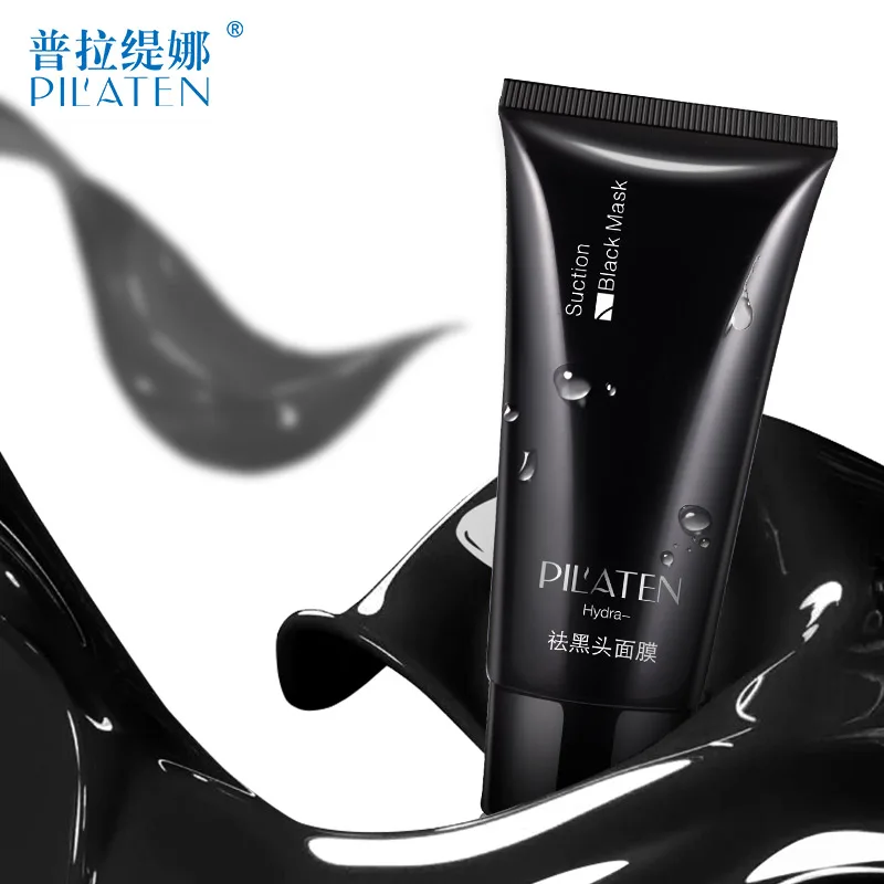 Pilaten Official Store acne blackhead deep cleansing masker black mask remover face 60g 1pcs free shiping | Красота и здоровье