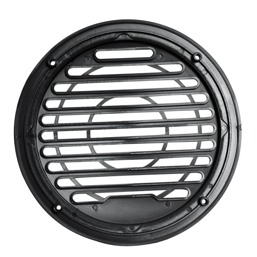 2PCS 3 INCH 4.5 INCH Speaker Plastic Mesh Cover Audio Decorative Ring Grill Mesh Enclosure Net Protective Cover Subwoofer DIY