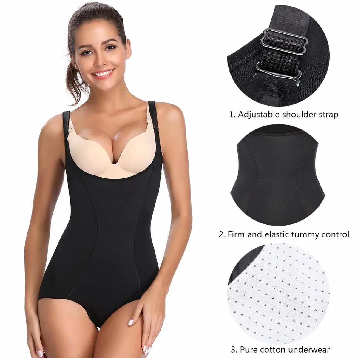 Женское боди для всего тела Формирователь живота трусики с контролем талии