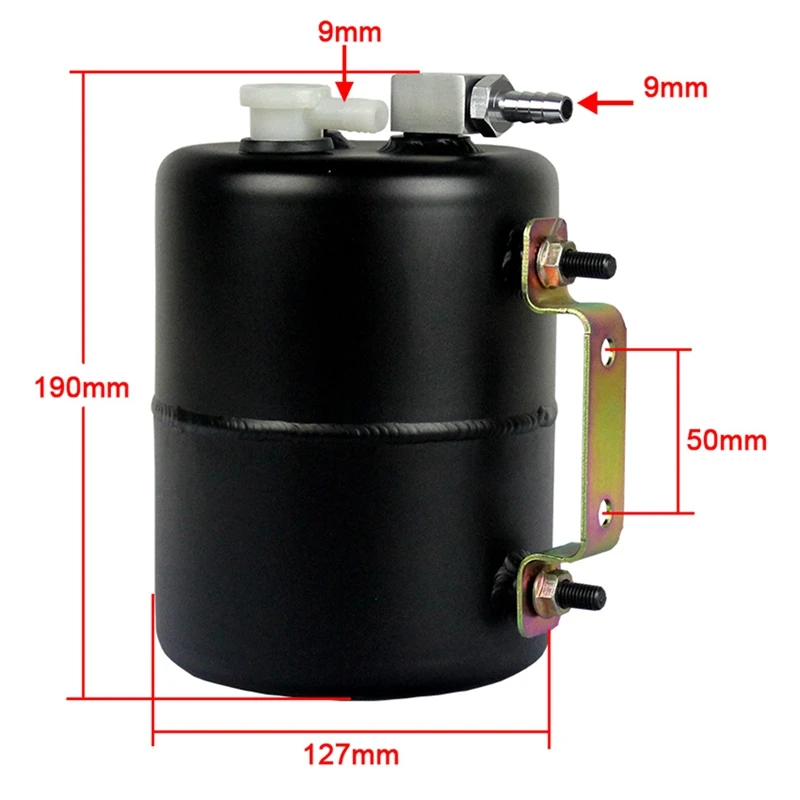 Тормозная вакуумная канистра резервуар из алюминиевого сплава вакуумный