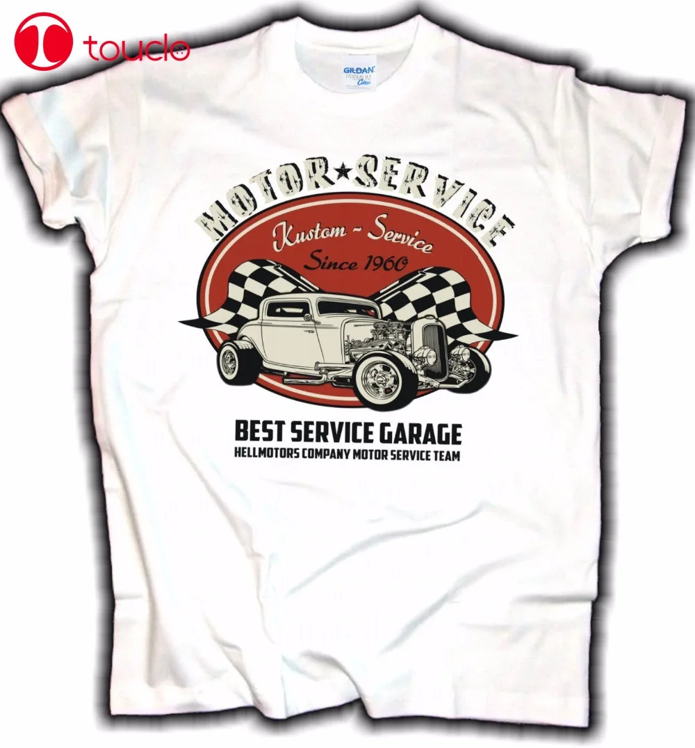 Мужская футболка в винтажном стиле Oldschool Garage Swap Meet V8 Oldtimer свитер 2019|Мужские