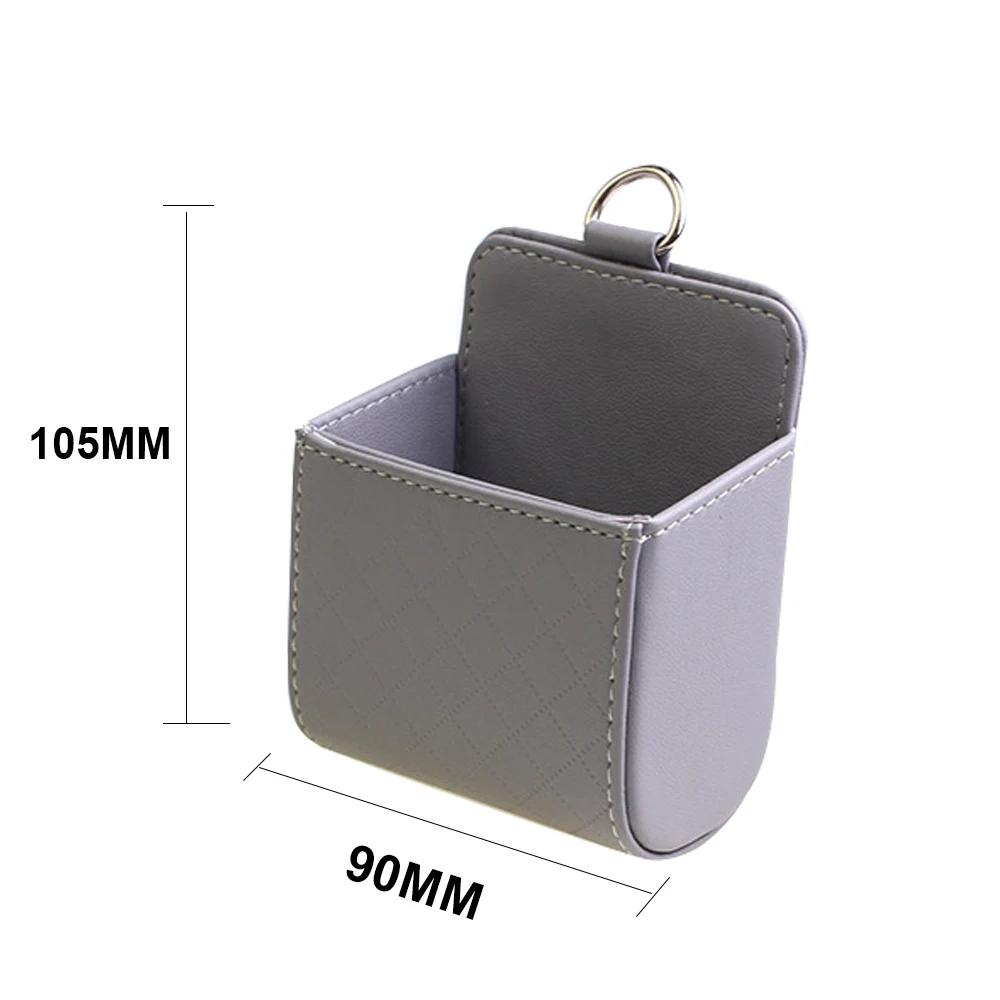 Чехол-органайзер из ПУ кожи на заднее сиденье автомобиля для монет