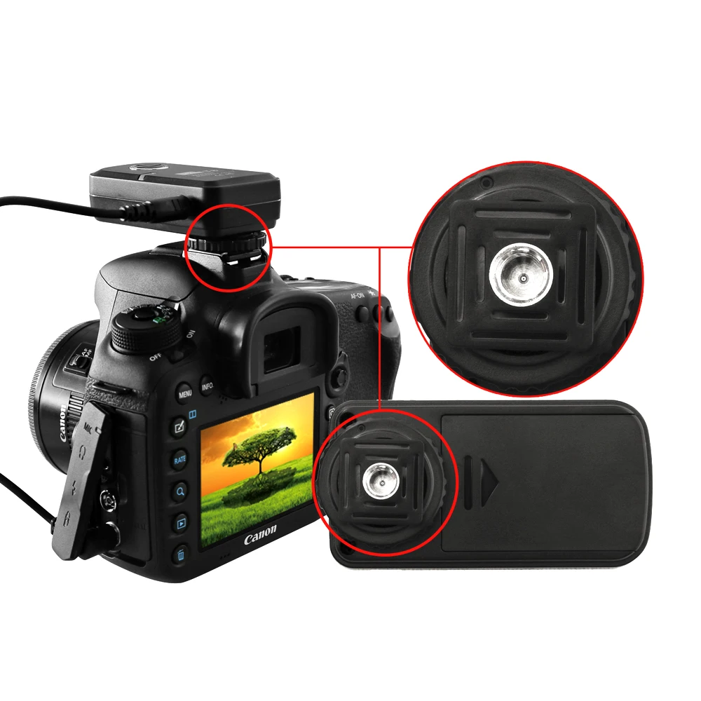 Беспроводной/проводной пульт дистанционного управления Pixel T8/DC2 2 4G для Nikon D7200 D7100