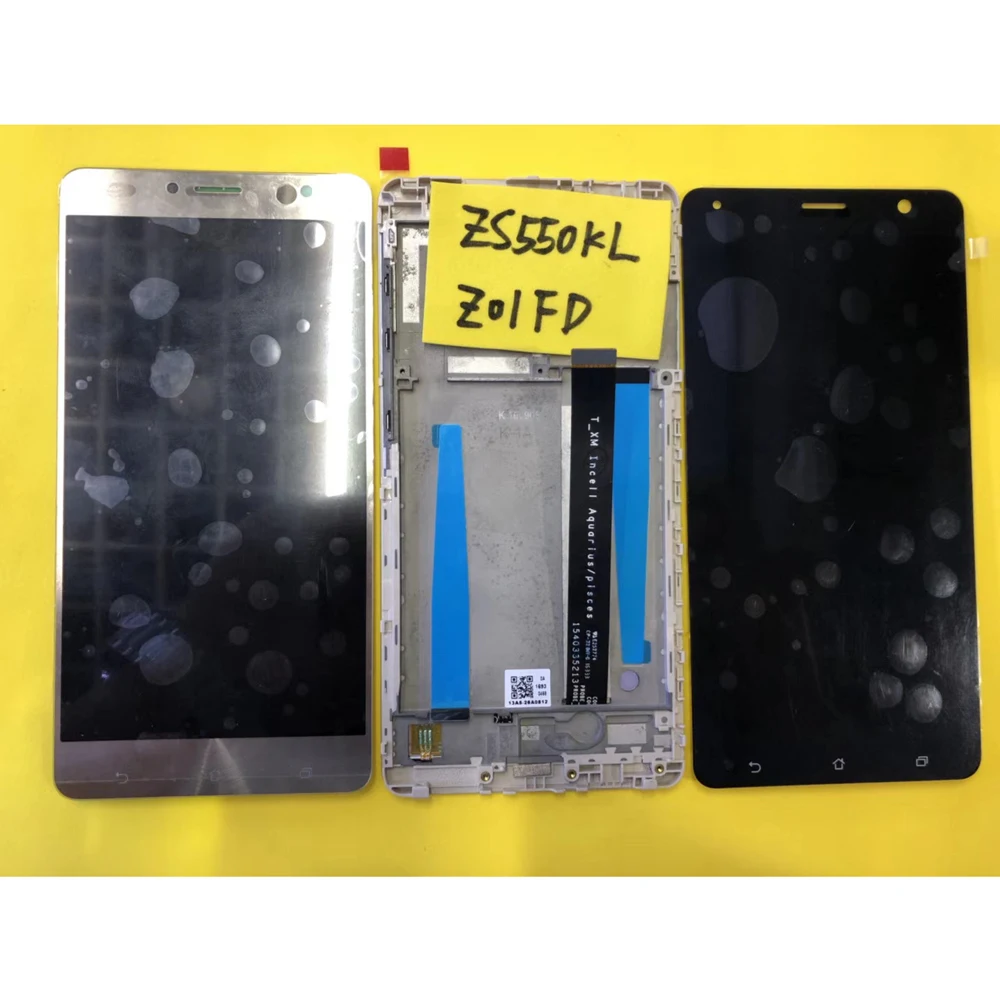 ЖК-дисплей 5,5 дюйма и дигитайзер сенсорного экрана в сборе с рамкой для Asus Zenfone 3 Deluxe ZS550KL Z01FD