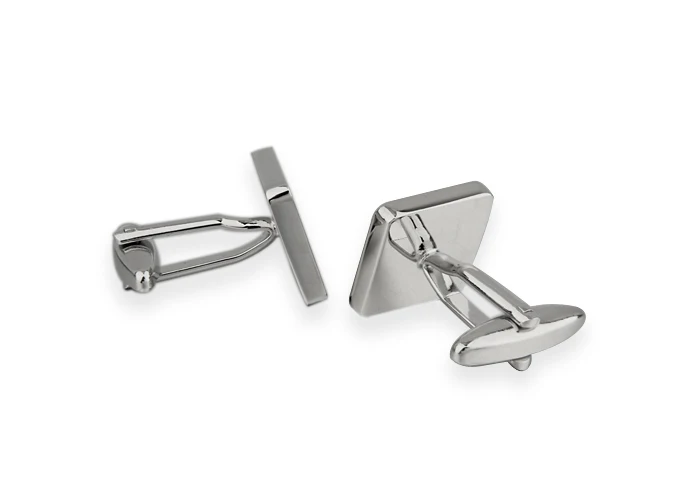 Классические мужские подарочные запонки iGame черные квадратные из бамбукового