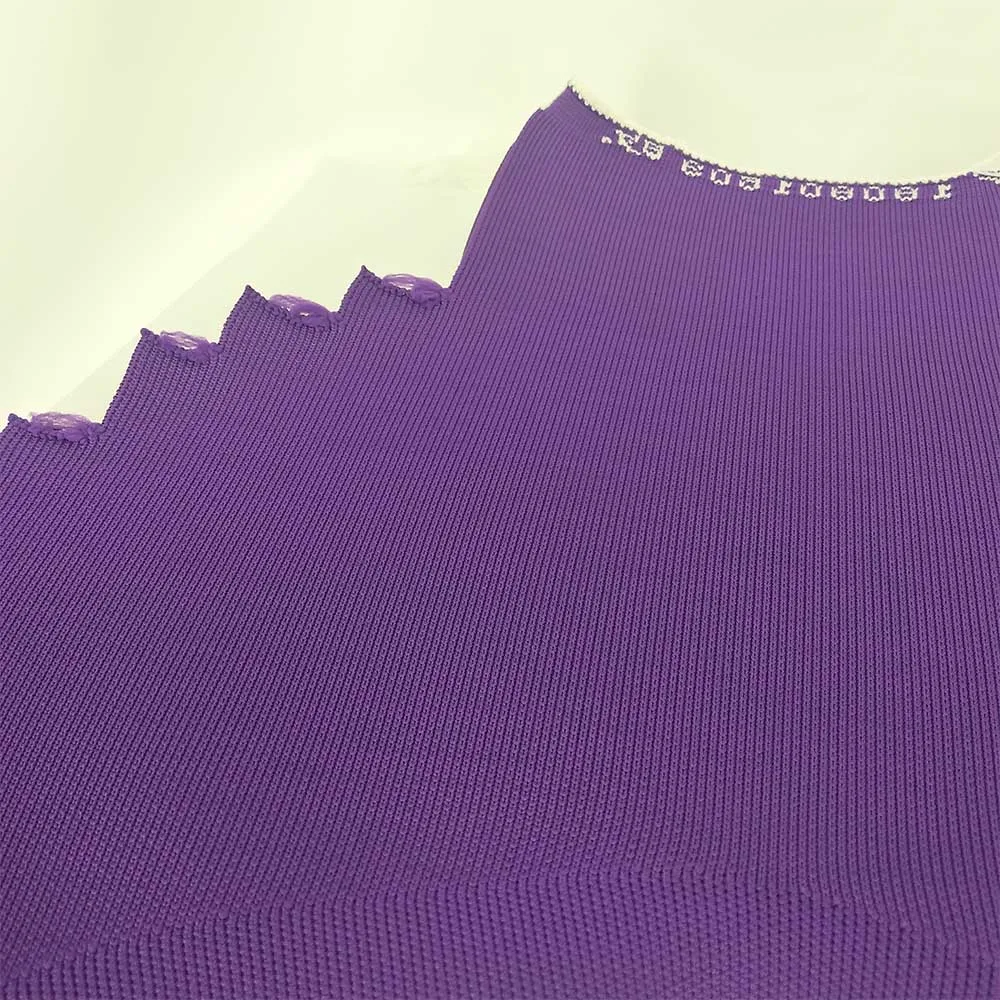 purple Эластичные чулки; Повседневная обувь; цветная Спортивная дышащая обувь со стразами; трикотажная ткань; размер 34-46 - Цвет: purple