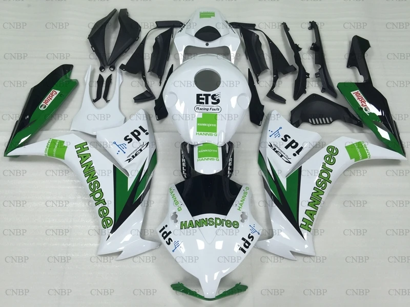 CBR 1000 RR 2012 2014 Набор для всего тела 12 13 Пластиковые обтекатели Белый обтекатель из