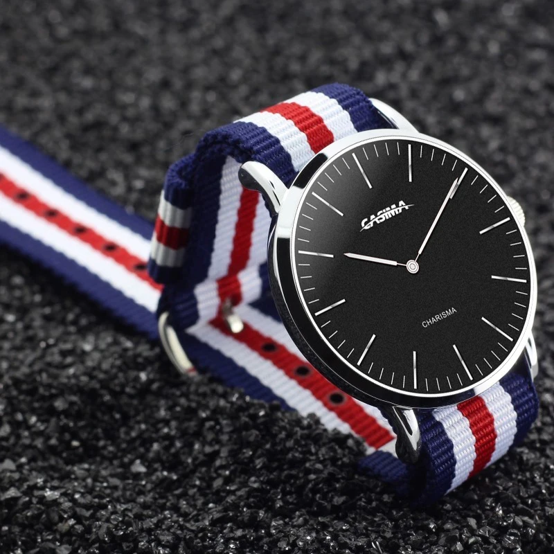 Кварцевые наручные часы абсолютно новые водонепроницаемые для мужчин и женщин