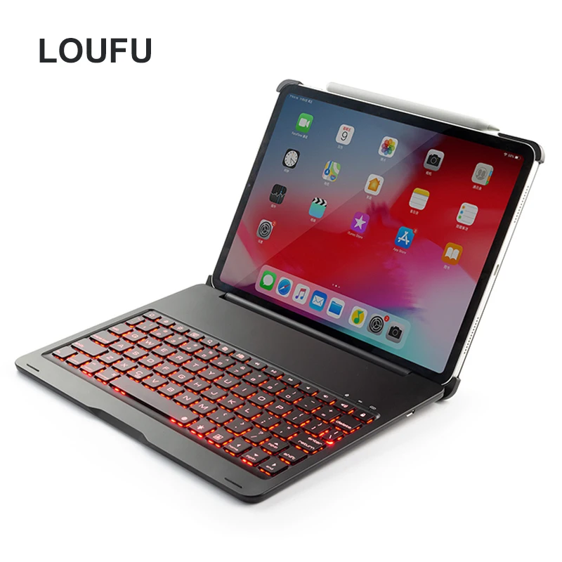 Loufu для iPad Pro 11 дюймов Чехол клавиатура Bluetooth беспроводная с подсветкой 10 5 чехол
