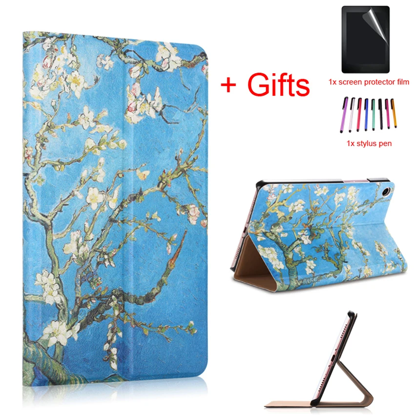 

Магнитный чехол с функцией сна и пробуждения для Xiaomi Mi Pad4 Plus 10,1, чехол-подставка из искусственной кожи для xiaomi 10,1 дюйма, защитный чехол для пл...